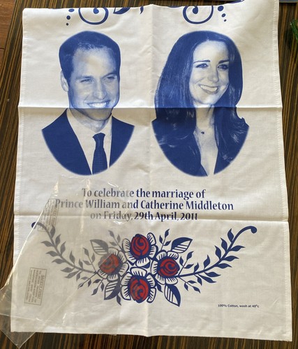 Royal wedding tea towel - wedding,